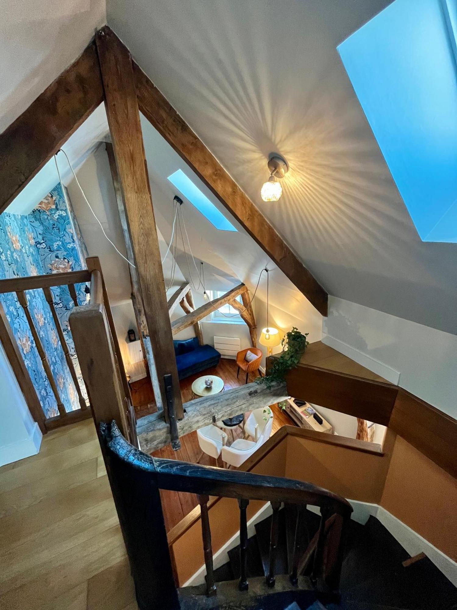 Le Gatsby - Duplex Art Deco Au Coeur De Blois Apartment Екстериор снимка